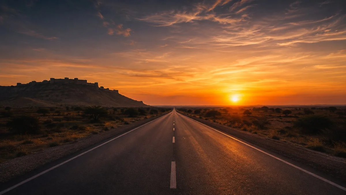 Rajasthan road